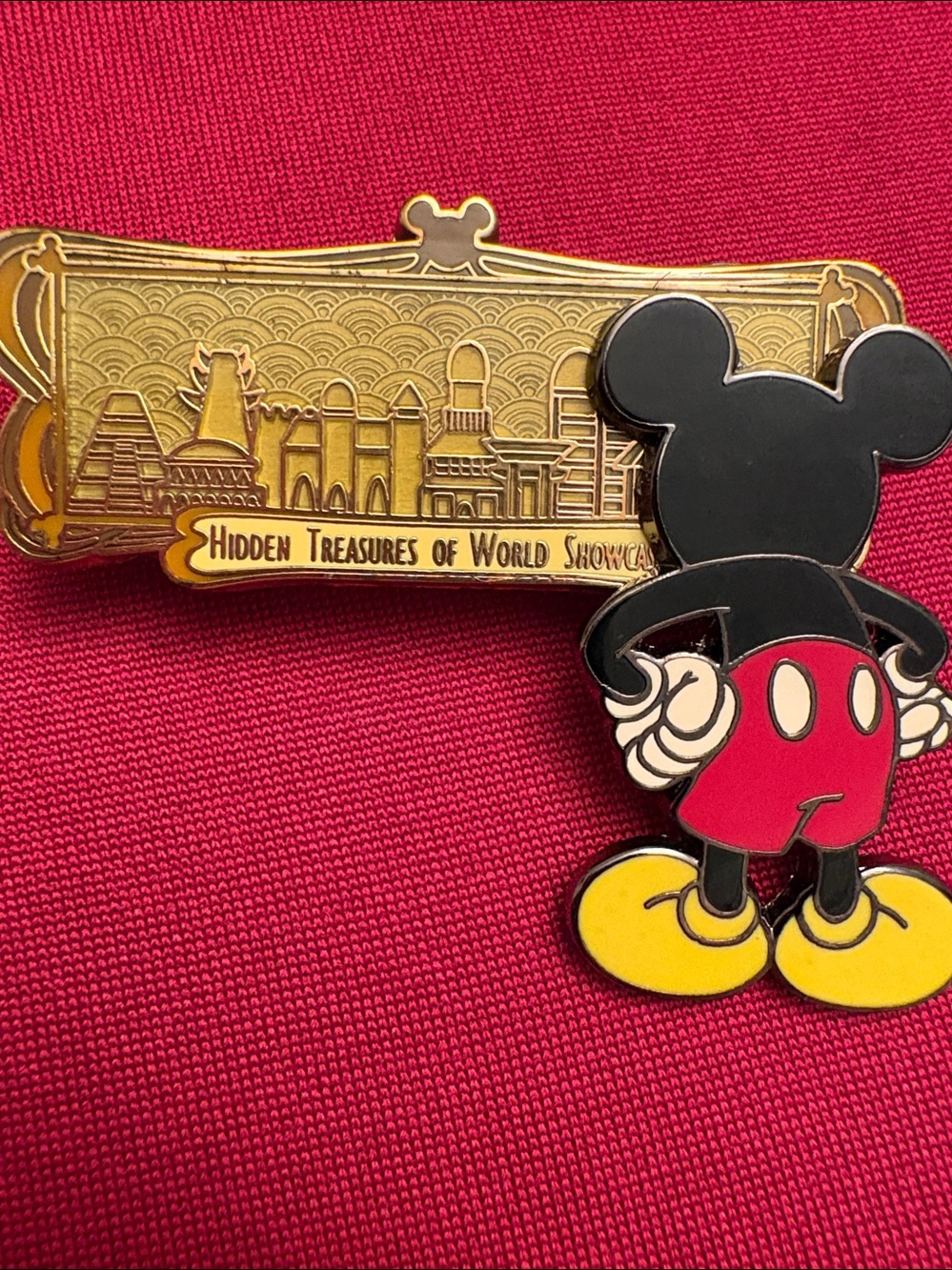 Disney Mickey Mouse Pin Hidden Treasures Of World Showcase 
LE 1500
